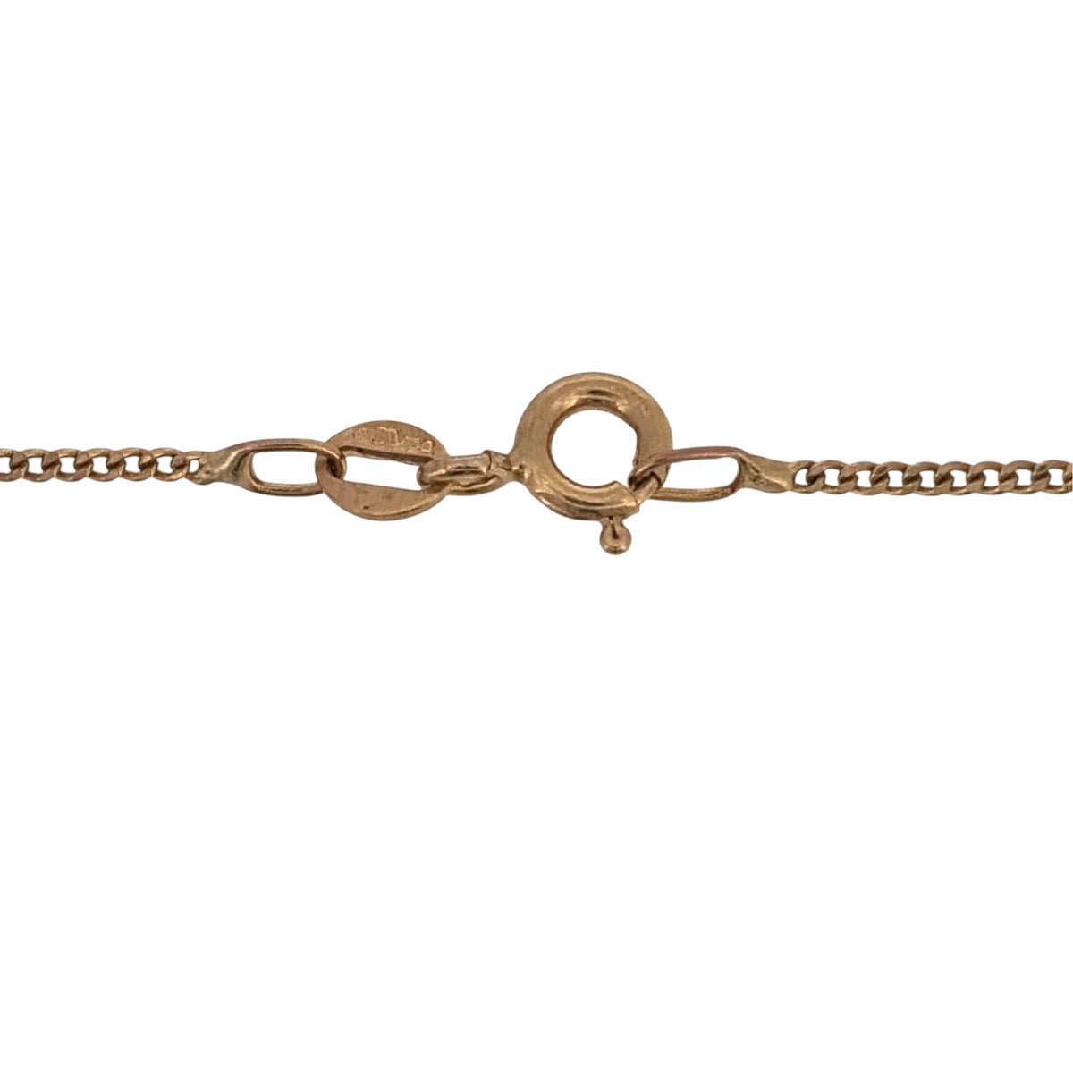 Add a classic gold staple to your jewellery collection with this pre-owned 9ct yellow gold curb chain, featuring a fine and versatile profile.

Design: The chain features a traditional curb link design, offering a simple and timeless style suitable for wearing alone or with a pendant.
Material: Made from 9-carat yellow gold, the warm gold tone gives the chain a classic and versatile finish.
Chain Detail: The curb links measure approximately 1mm wide, creating a fine and understated appearance.