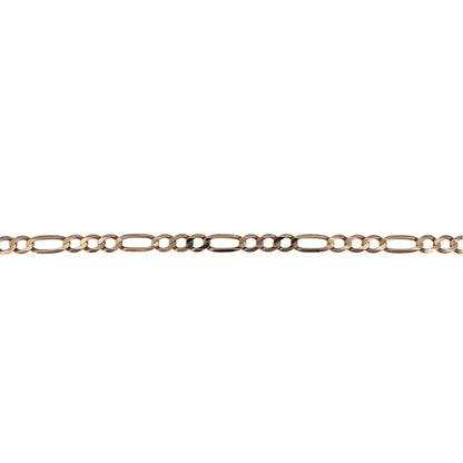 9ct Gold 19" Figaro Chain