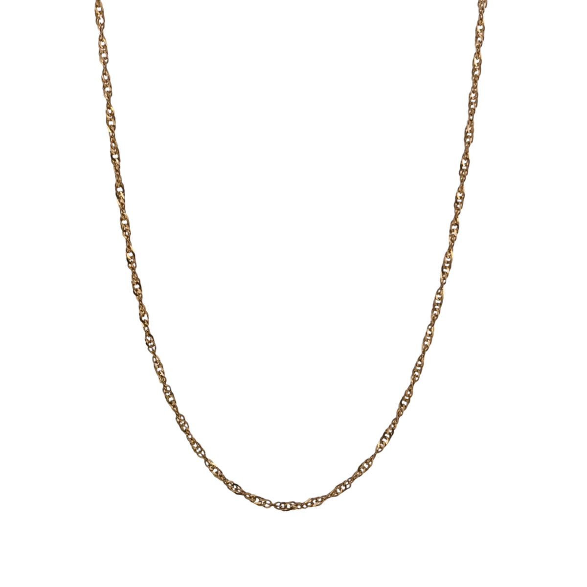 9ct Gold 20" Singapore Chain