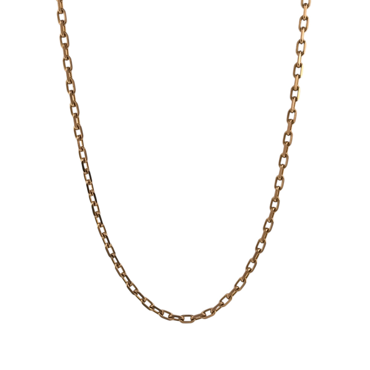 9ct Gold 24" Facteted Belcher Chain