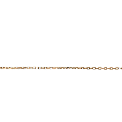 9ct Gold 24" Facteted Belcher Chain