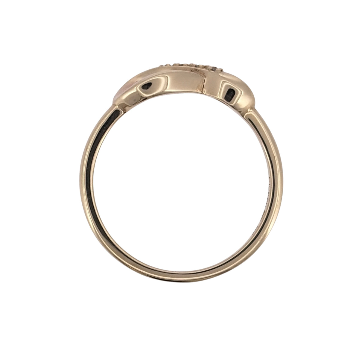 9ct Gold & Diamond Clogau Infinity Ring
