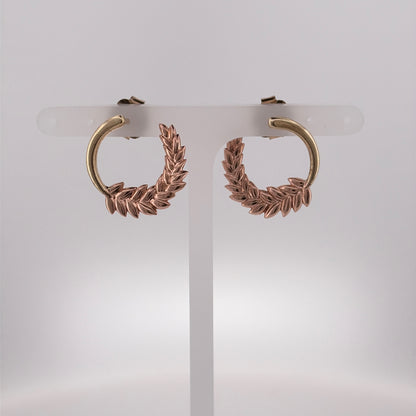 9ct Gold Clogau Lilibet Hoop Stud Earrings