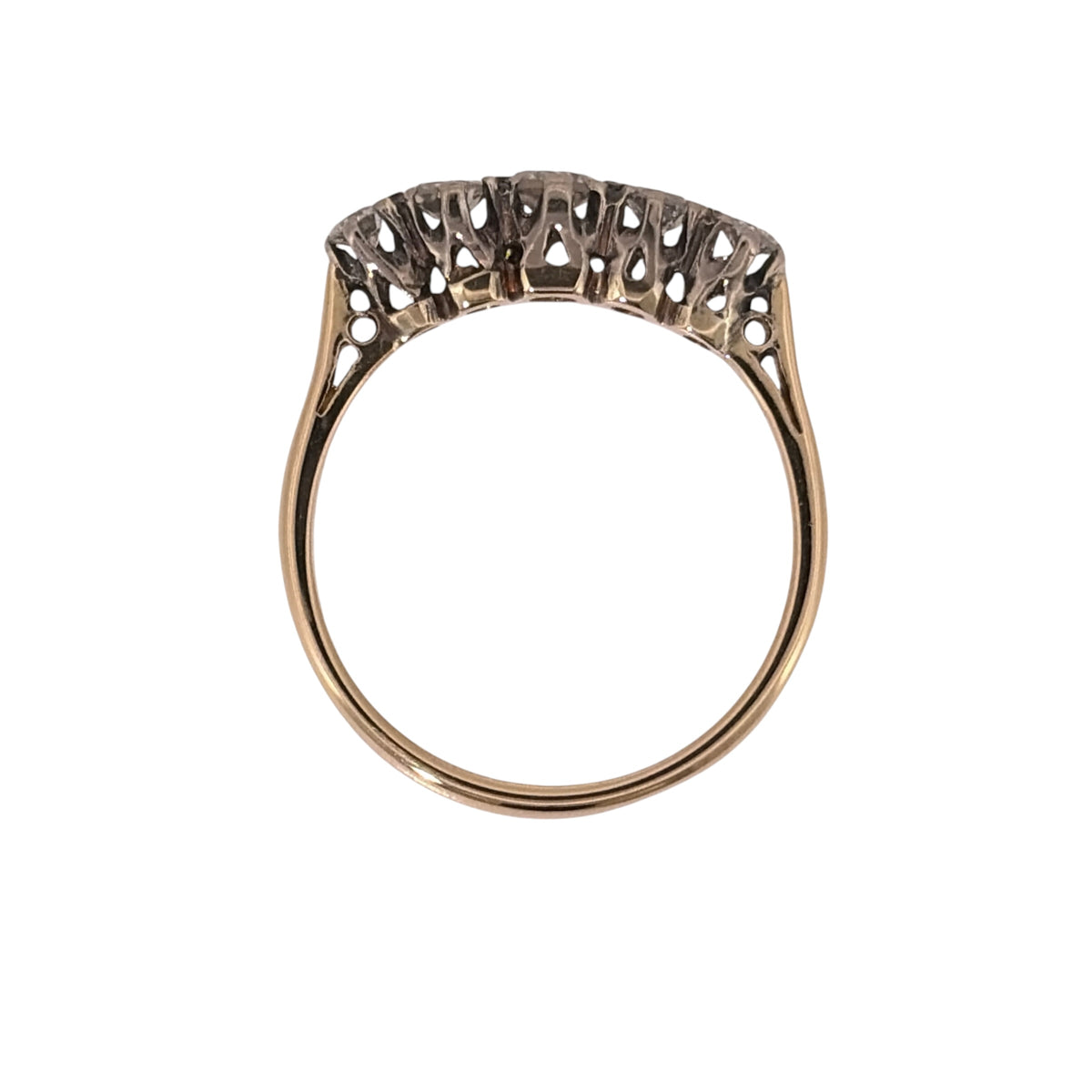 18ct Gold & Diamond Five Stone Band Ring