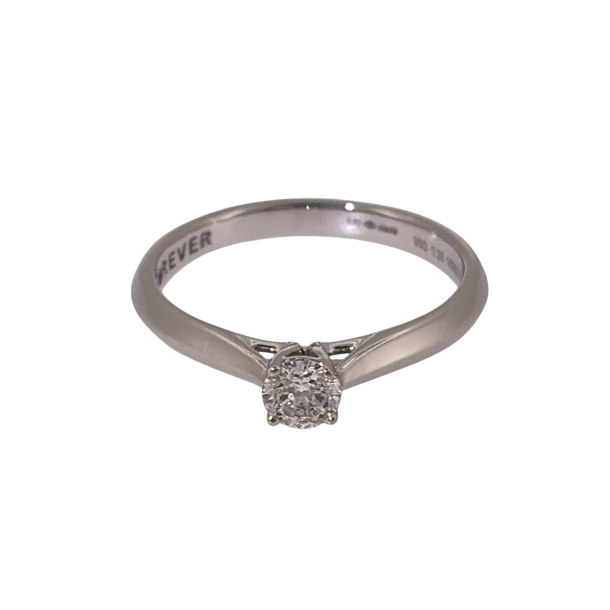 Platinum & Diamond Solitaire Ring