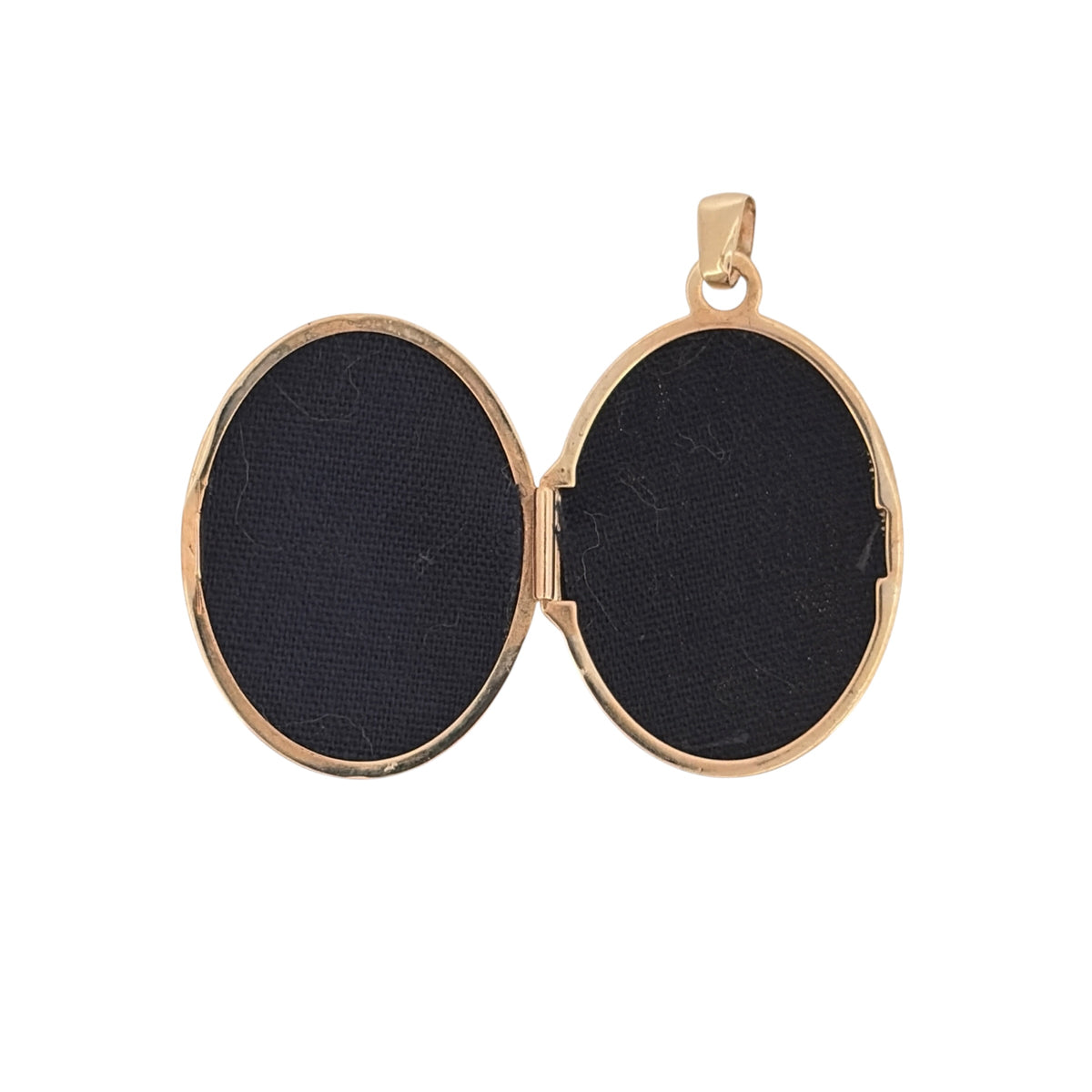 9ct Gold Flower Oval Locket