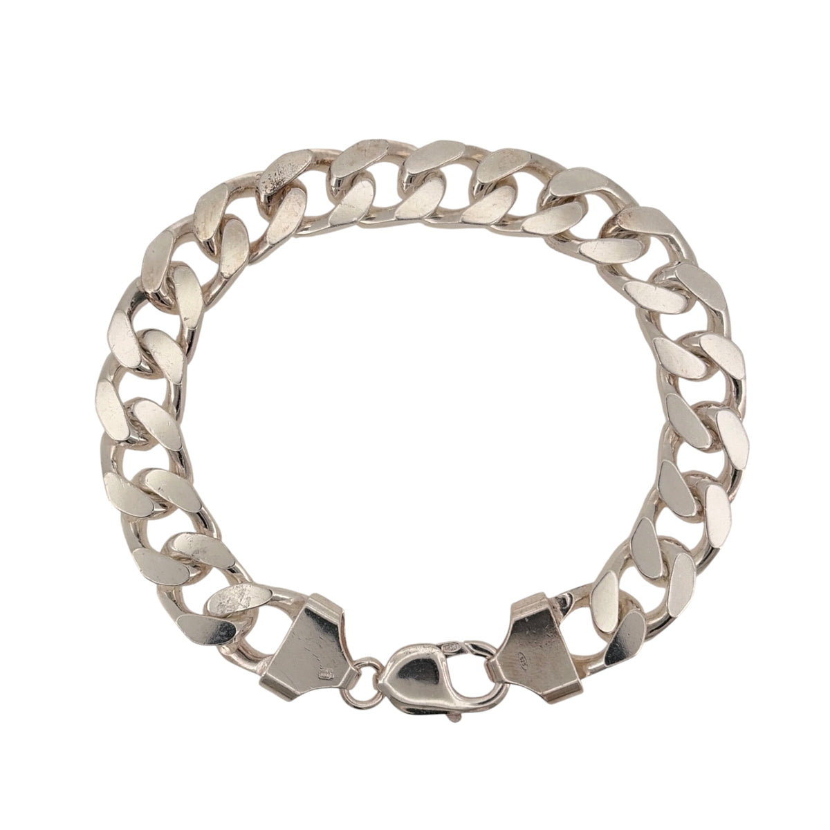 925 Silver 9" Curb Bracelet