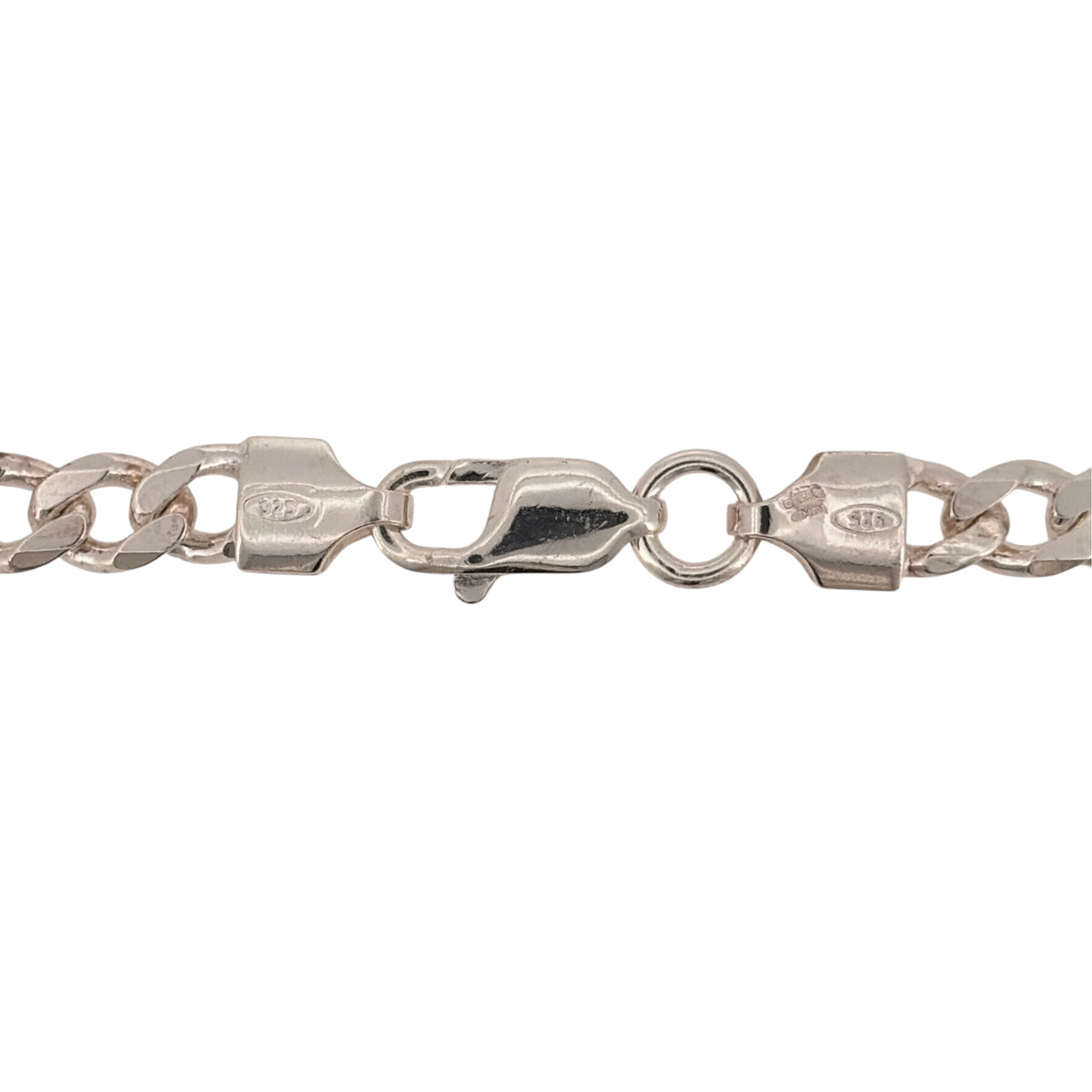 Add a classic silver piece to your jewellery collection with this pre-owned 925 sterling silver curb chain, featuring a substantial 5mm link width and timeless design.

Design: The chain features a traditional curb link design, creating a bold and versatile appearance suitable for wearing alone or paired with a pendant.
Material: Made from 925 sterling silver, the bright silver finish complements the classic curb link design.