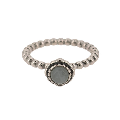 925 Silver Pandora Moonstone Ring