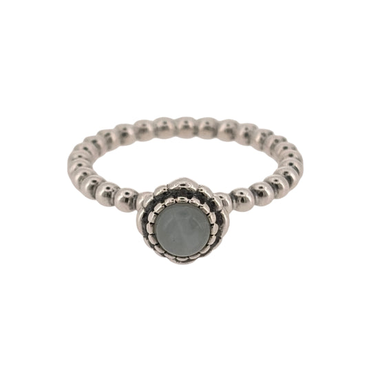 925 Silver Pandora Moonstone Ring