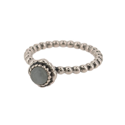 Add a meaningful piece to your jewellery collection with this pre-owned 925 sterling silver Pandora June birthstone ring, featuring a beautiful round moonstone at its centre.

Design: The ring features a classic birthstone design, with a round moonstone creating a delicate and timeless appearance suitable for everyday wear.
Material: Made from 925 sterling silver, complementing the soft appearance of the moonstone.