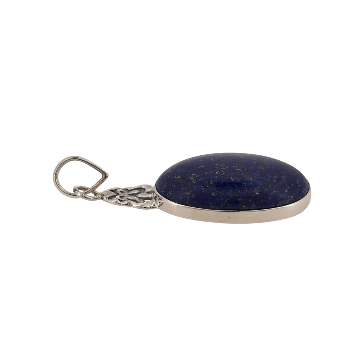 925 Silver & Lapis Lazuli Oval Pendant