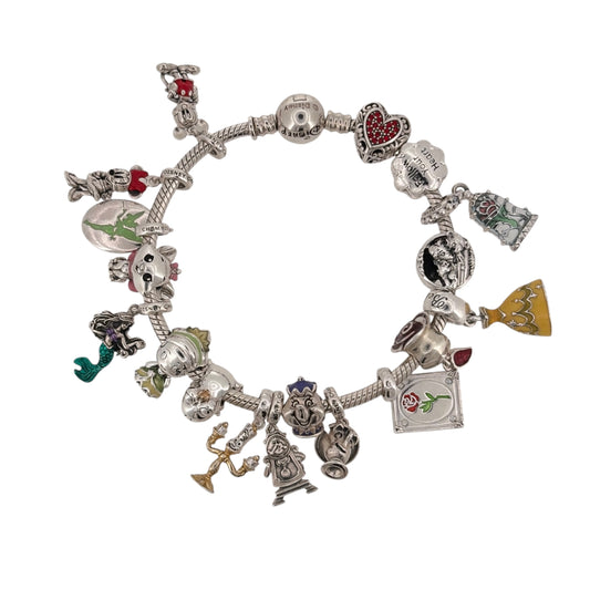 925 Silver Pandora Disney Charm Bracelet