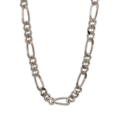 925 Silver 22" Figaro Chain