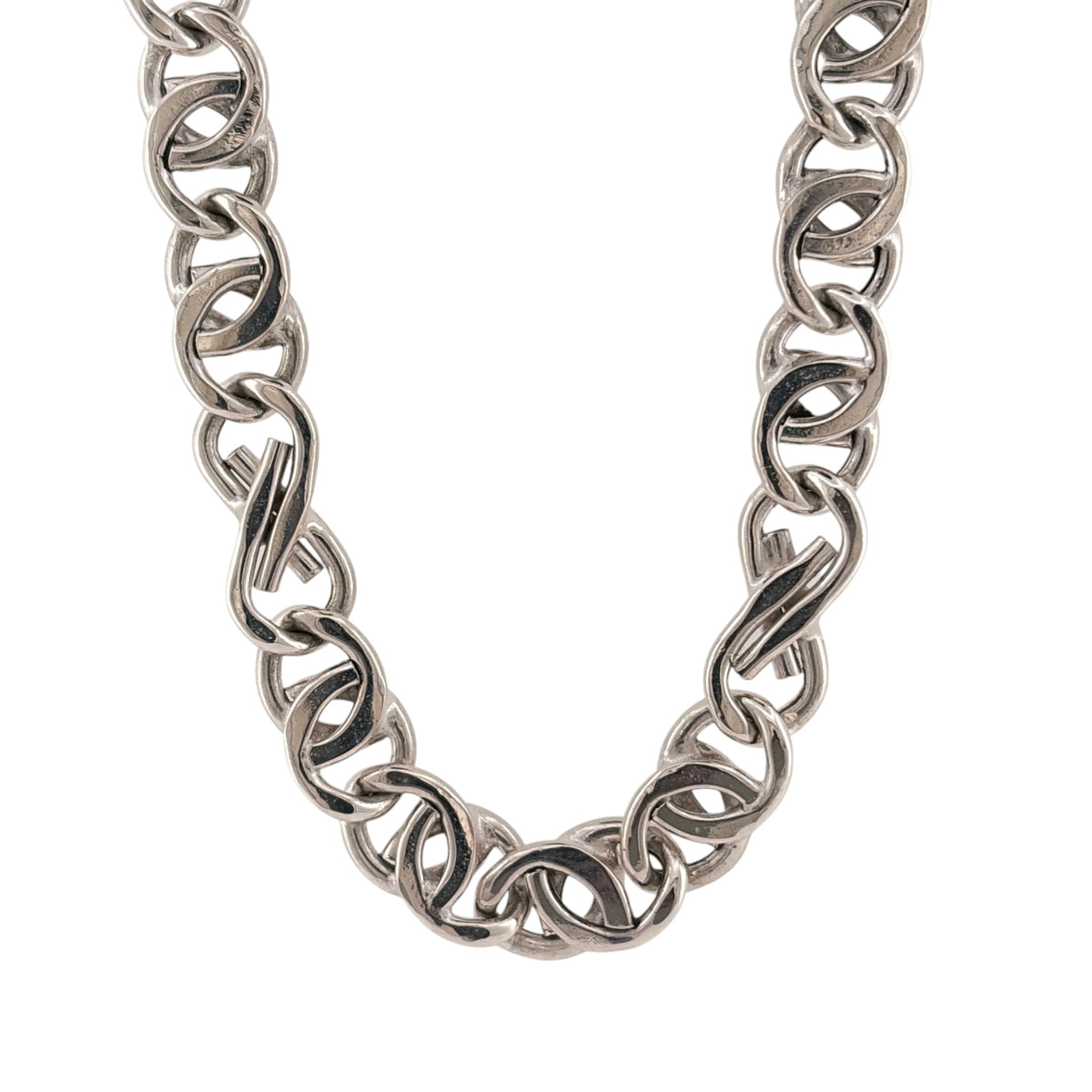 925 Silver 22" Double Link Curb Chain