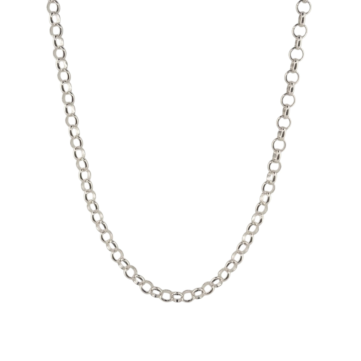 New 925 Silver Belcher Chain