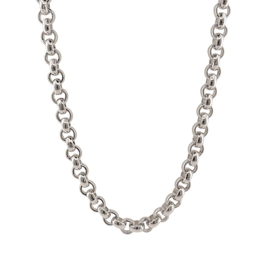 New 925 Silver 22" Belcher Chain