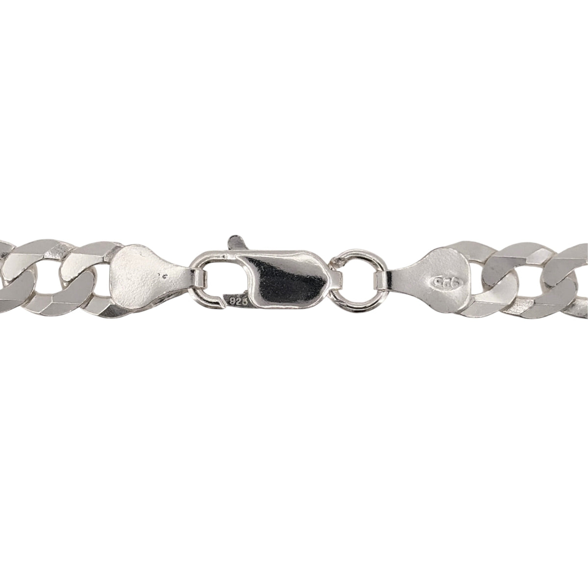 Pre-owned 925 Silver 20" Curb Chain with the weight 24.30 grams with the link width 7mm