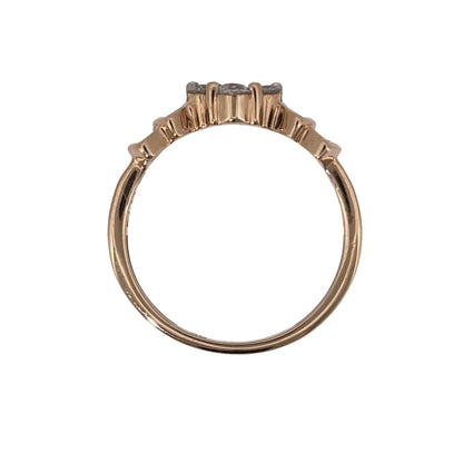 9ct Gold & Diamond Cluster Ring