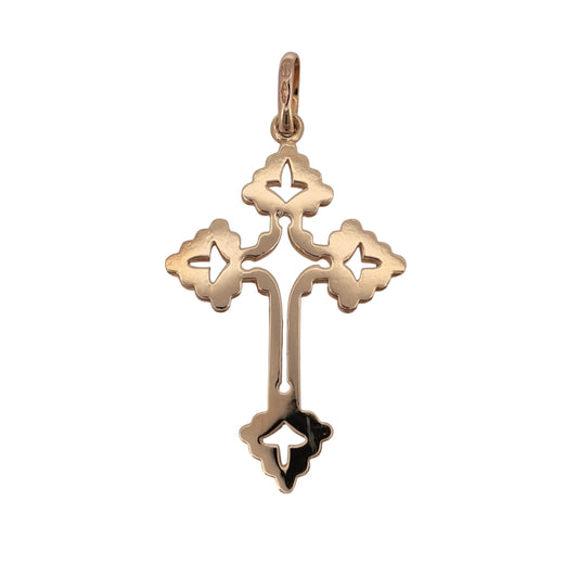 9ct Gold Fancy Cross Pendant