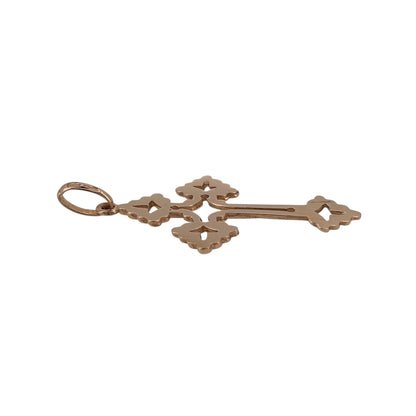9ct Gold Fancy Cross Pendant