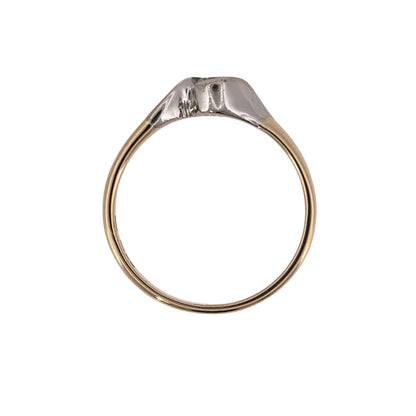 18ct Gold & Diamond Twist Solitaire Ring