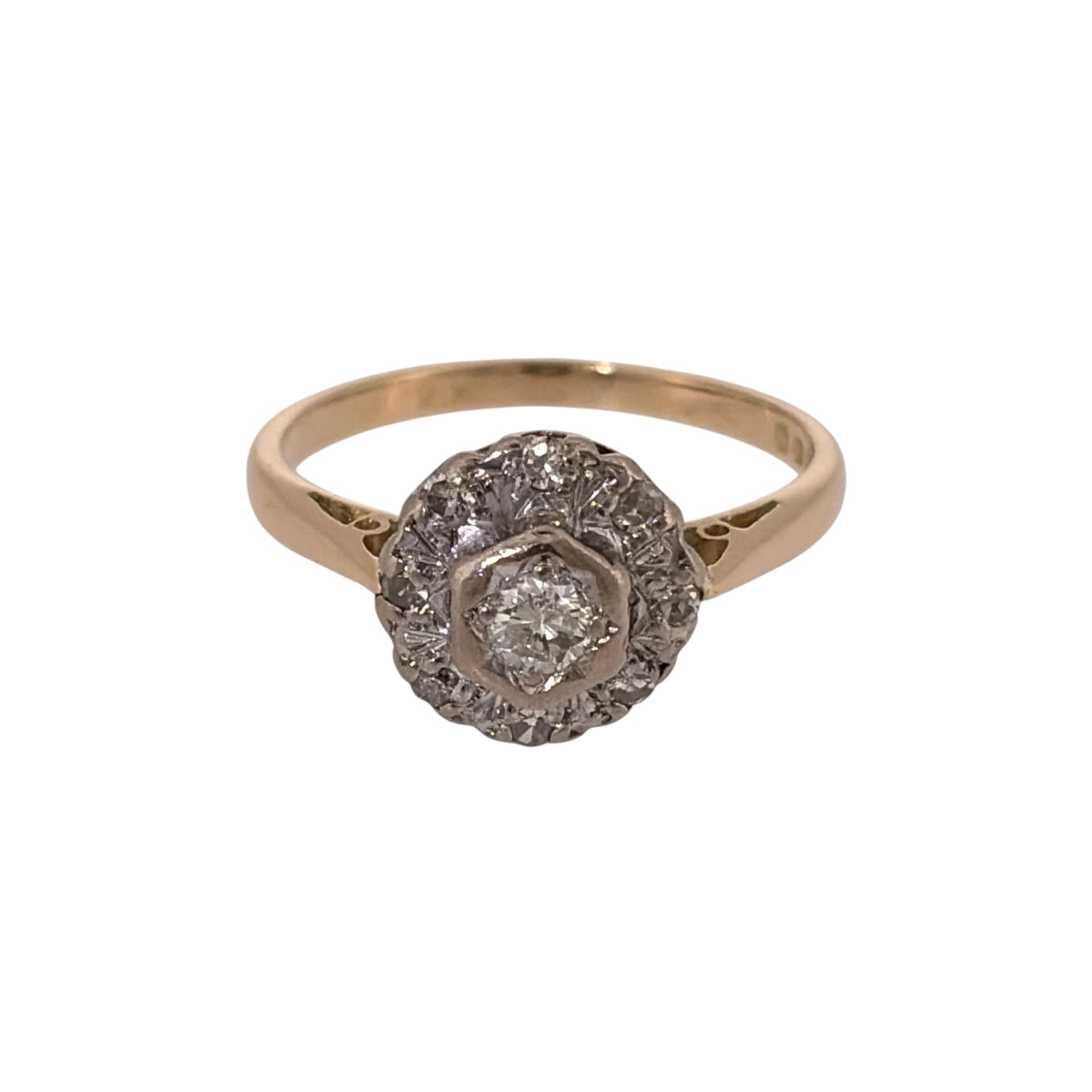 18ct Gold & Diamond Cluster Ring