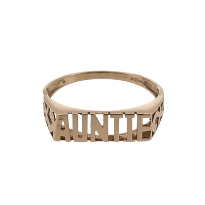 9ct Gold Auntie Ring