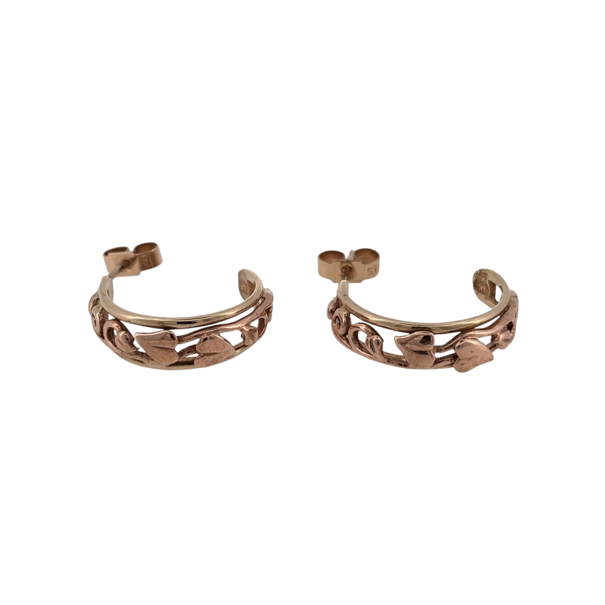 9ct Gold Clogau Tree of Life Half Hoop Earrings