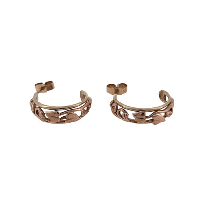 9ct Gold Clogau Tree of Life Half Hoop Earrings