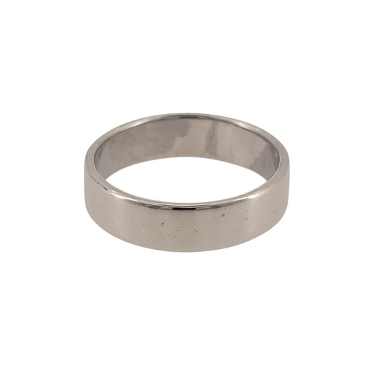 925 Silver 6mm Flat Band Ring