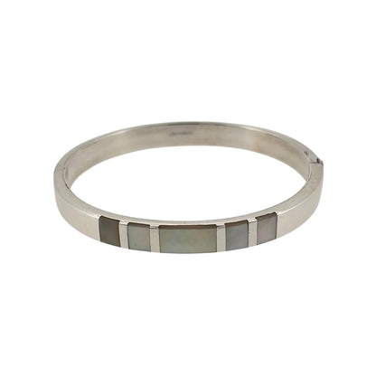 925 Silver & Mother of Pearl Bangle