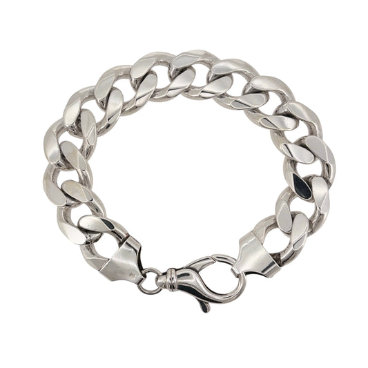 925 Silver 9" Curb Bracelet