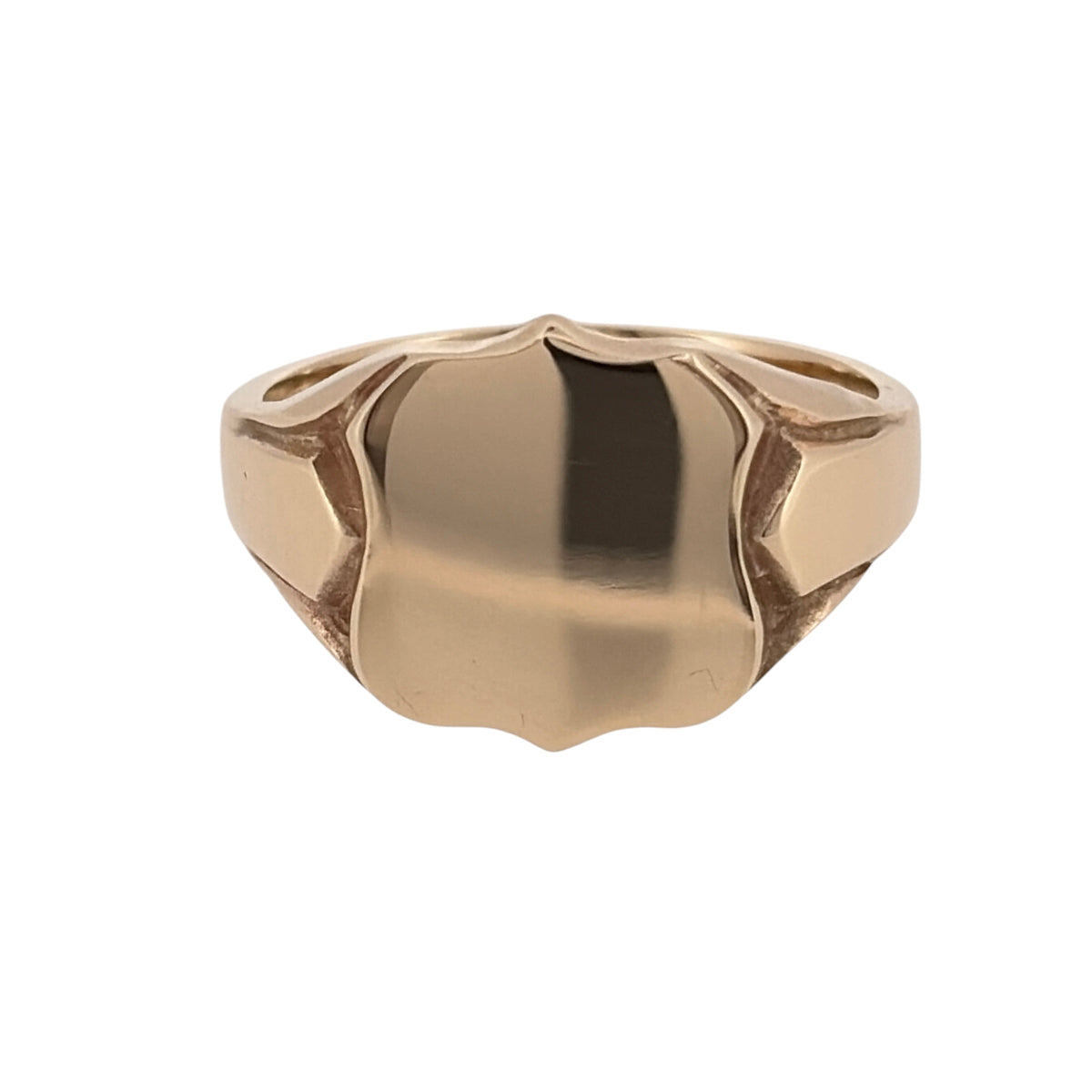 9ct Gold Shield Signet Ring