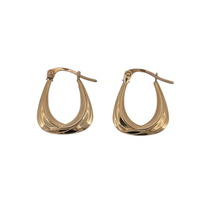 9ct Gold Handbag Creole Earrings