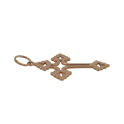 9ct Gold Fancy Cross Pendant