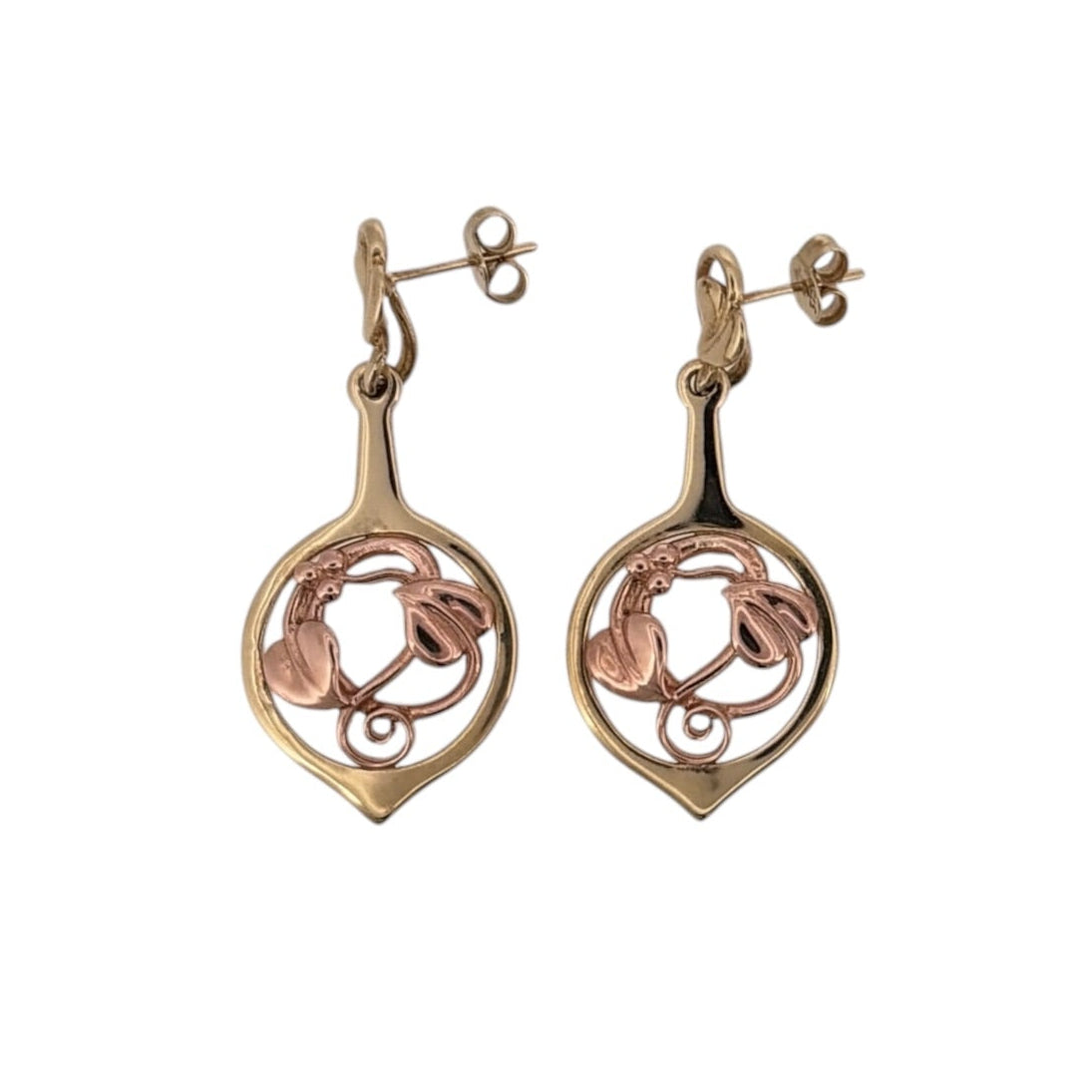 9ct Gold Clogau Tree of Life Drop Earrings