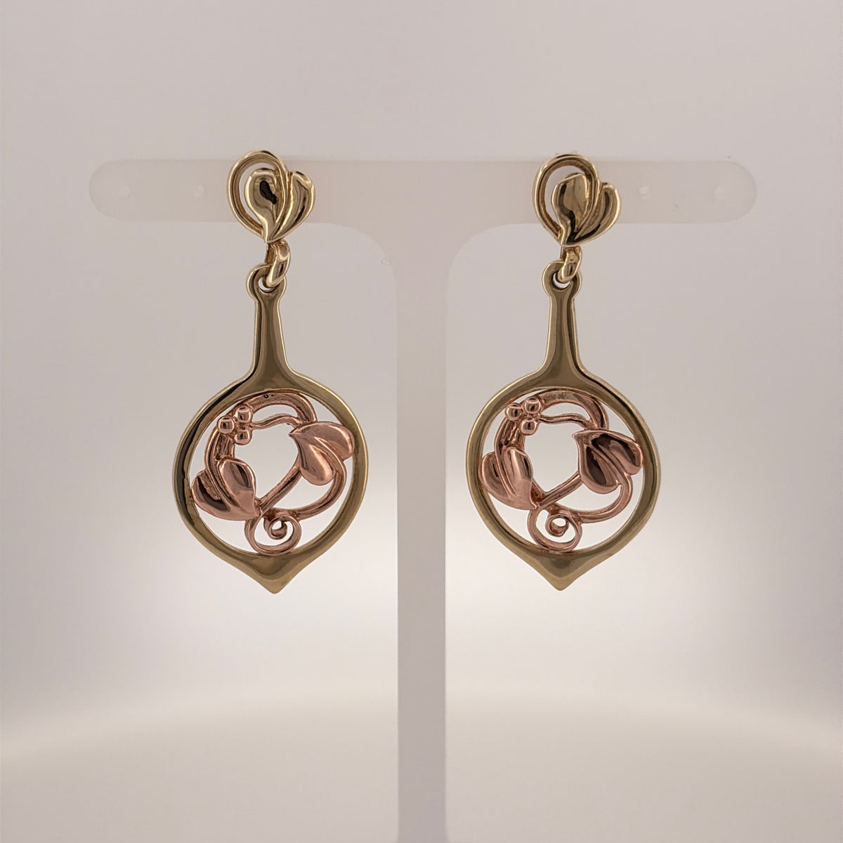 9ct Gold Clogau Tree of Life Drop Earrings