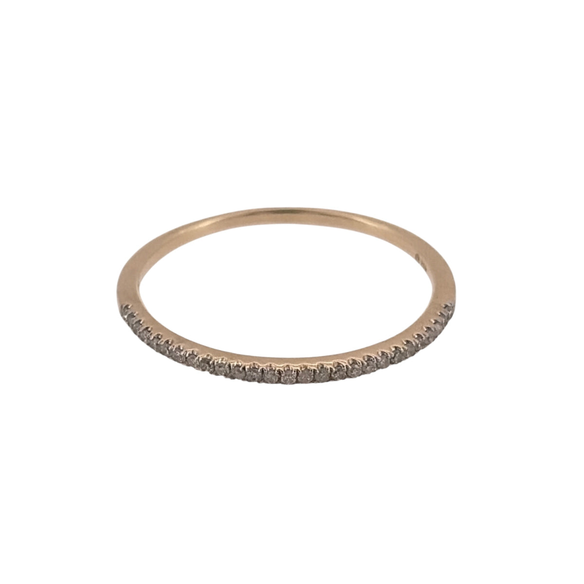 10ct Gold & Diamond Band Ring