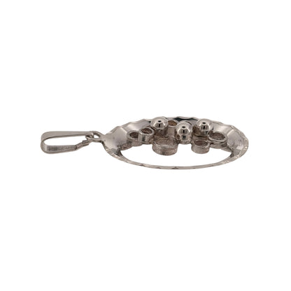 925 Silver Oval Bubble Style Pendant