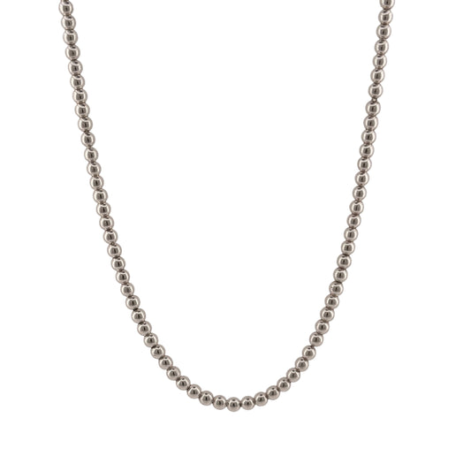 925 Silver 16" -18' Ball Link Chain