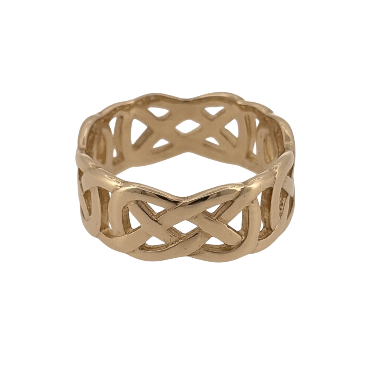 9ct Gold Celtic Knot Band Ring