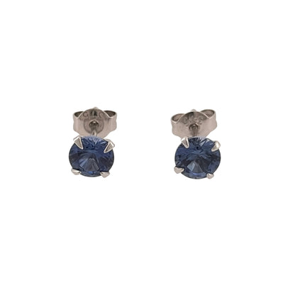 Add a classic touch of colour to your jewellery collection with these pre-owned 9ct white gold and sapphire stud earrings, featuring beautiful round sapphire stones in a timeless design.

Design: The earrings feature a classic solitaire stud design, with round sapphires creating an elegant and understated appearance.
Material: Made from 9ct white gold, offering a bright white gold finish that complements the sapphires.
