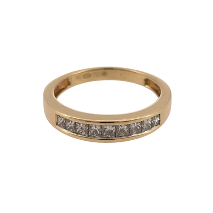 18ct Gold & Diamond Band Ring