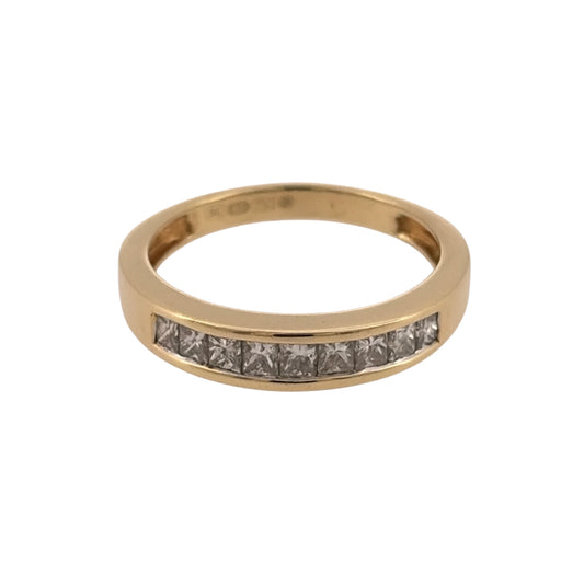 18ct Gold & Diamond Band Ring
