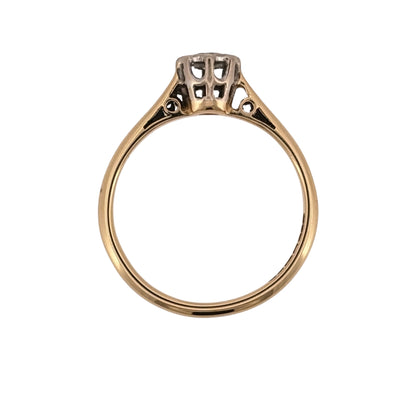 18ct Gold & Diamond Solitaire Ring