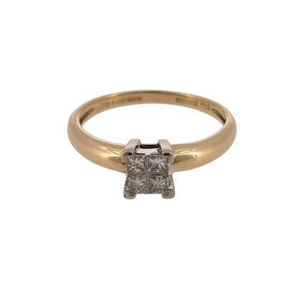 18ct Gold & Diamond Solitaire Ring