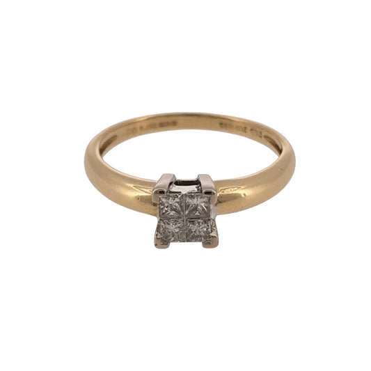 18ct Gold & Diamond Solitaire Ring
