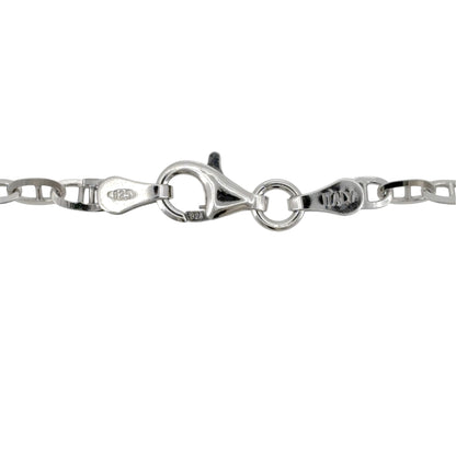 New 925 Silver 18" Anchor Chain with the weight 4.30 grams and the link width 3mm