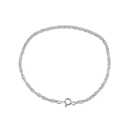925 Silver 7" Prince of Wales Bracelet